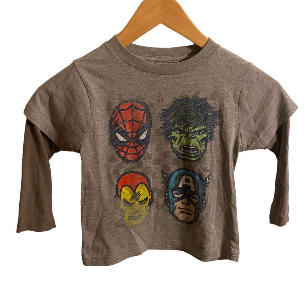Marvel Superhero long‎ sleeve t shirt 4t